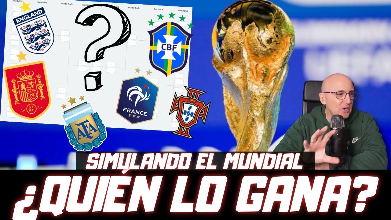 ¡SIMULAMOS EL MUNDIAL COMPLETO! ¿QUIÉN LO GANARÁ? ARGENTINA vs PORTUGAL, ESPAÑA vs COLOMBIA...