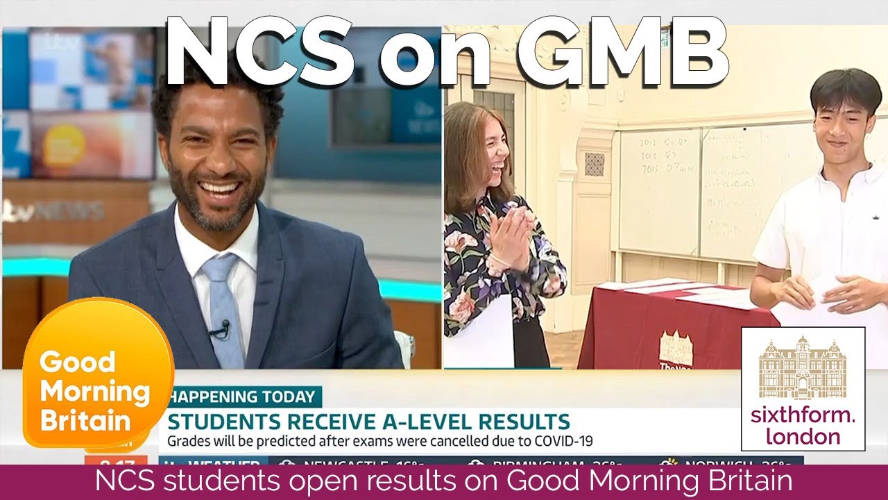 Newham Collegiate Sixth Form Students Open Their A-Level Results Live On GMB | Good Morning Britain