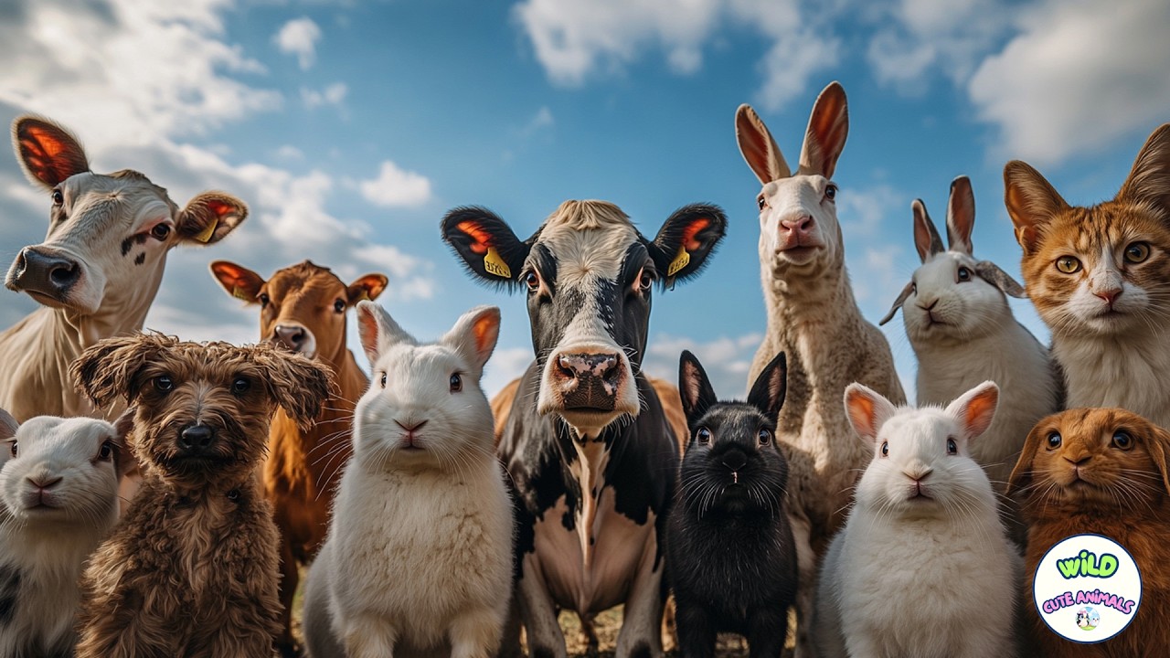 Farm Animal Paradise: Buffalo, Dog, Chicken, Duck, Horse, Elephant, Otter – Relaxing Farm Ambience