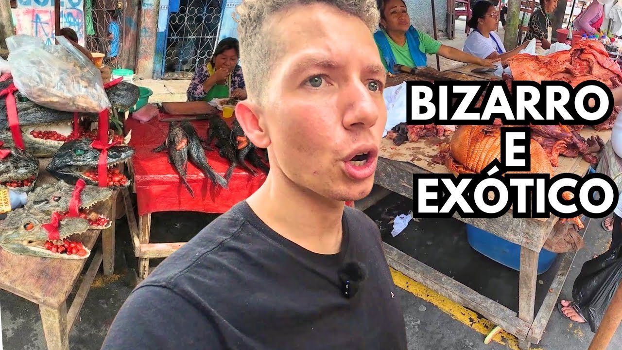 O mercado mais BIZARRO da Amazônia (Nunca vi isso na vida)