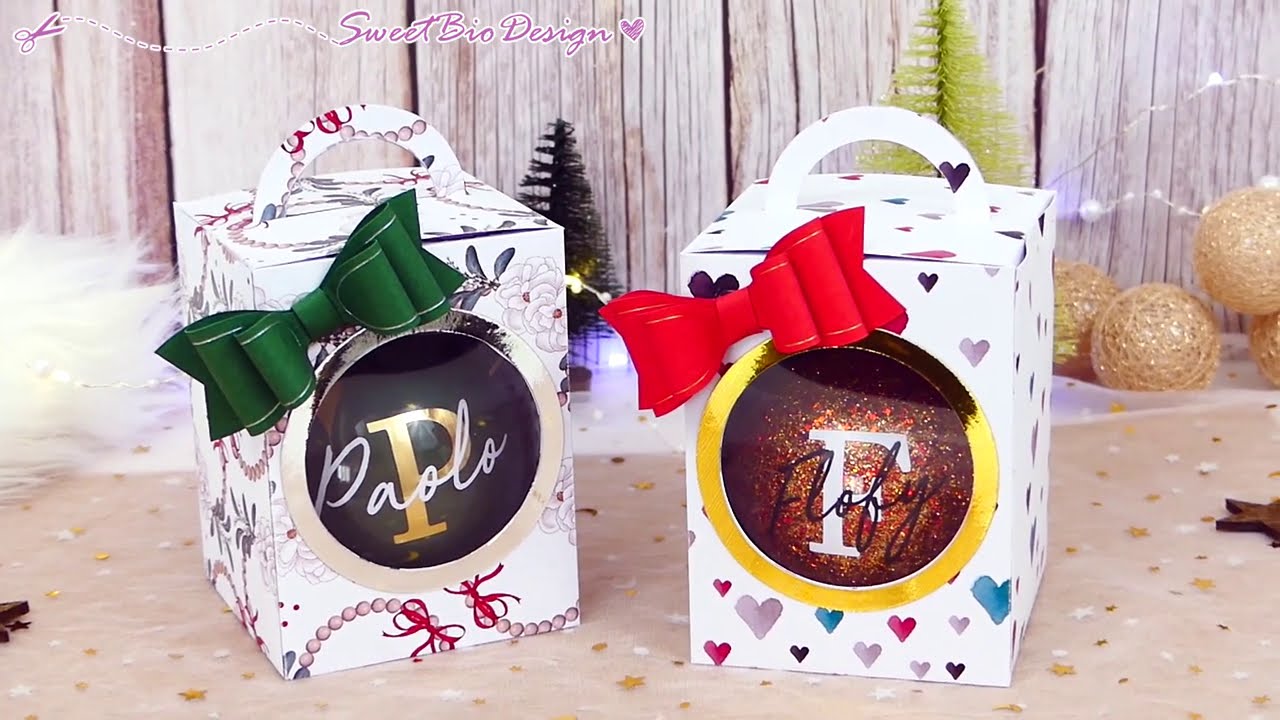 Scatola porta Palline di Natale - DIY Ornament gift Box