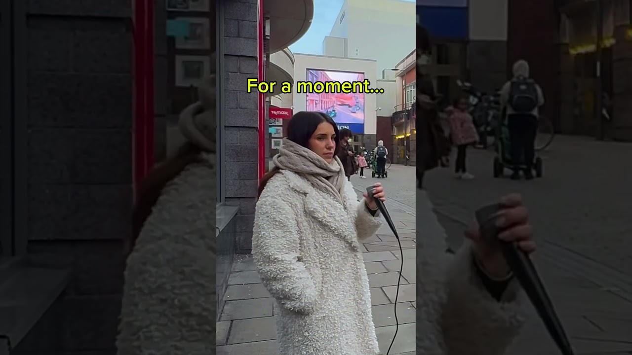 She was lost in the song 🥺❤️#edsheeran #singing #busker #busking #nostalgia #sadsong