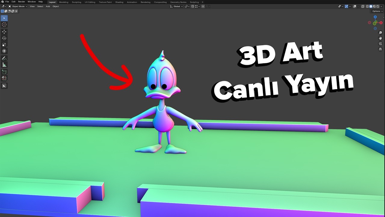 Canlı Yayın: Blender Tasarım & Geliştirici Muhabbeti ile Sahura Doğru