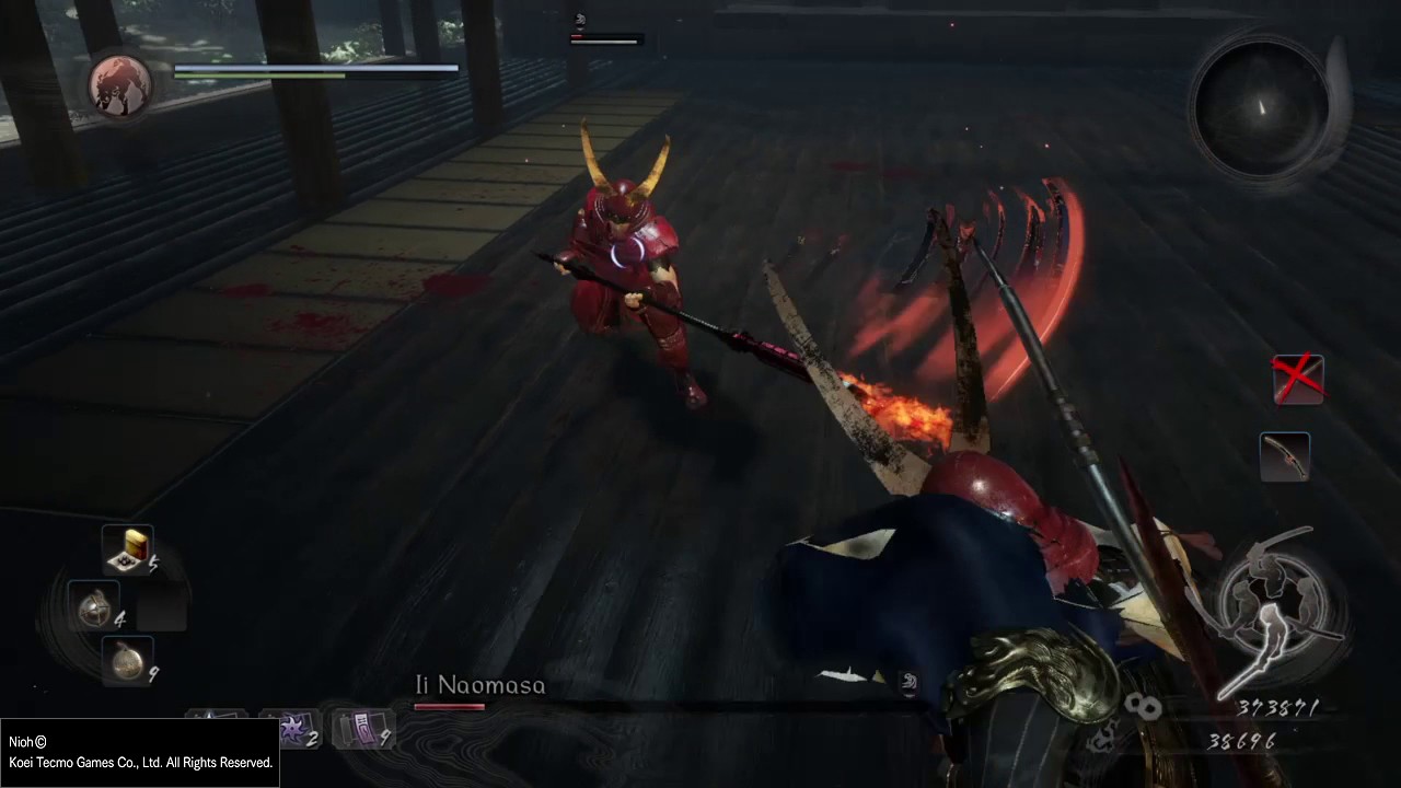 Nioh- Ii Naomasa Red Oni Of The Ii Duel Solo