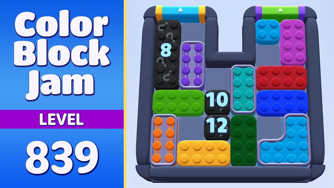 Color Block Jam Poziom 839 | Wszystkie zagadki rozwiązane! 🎯
