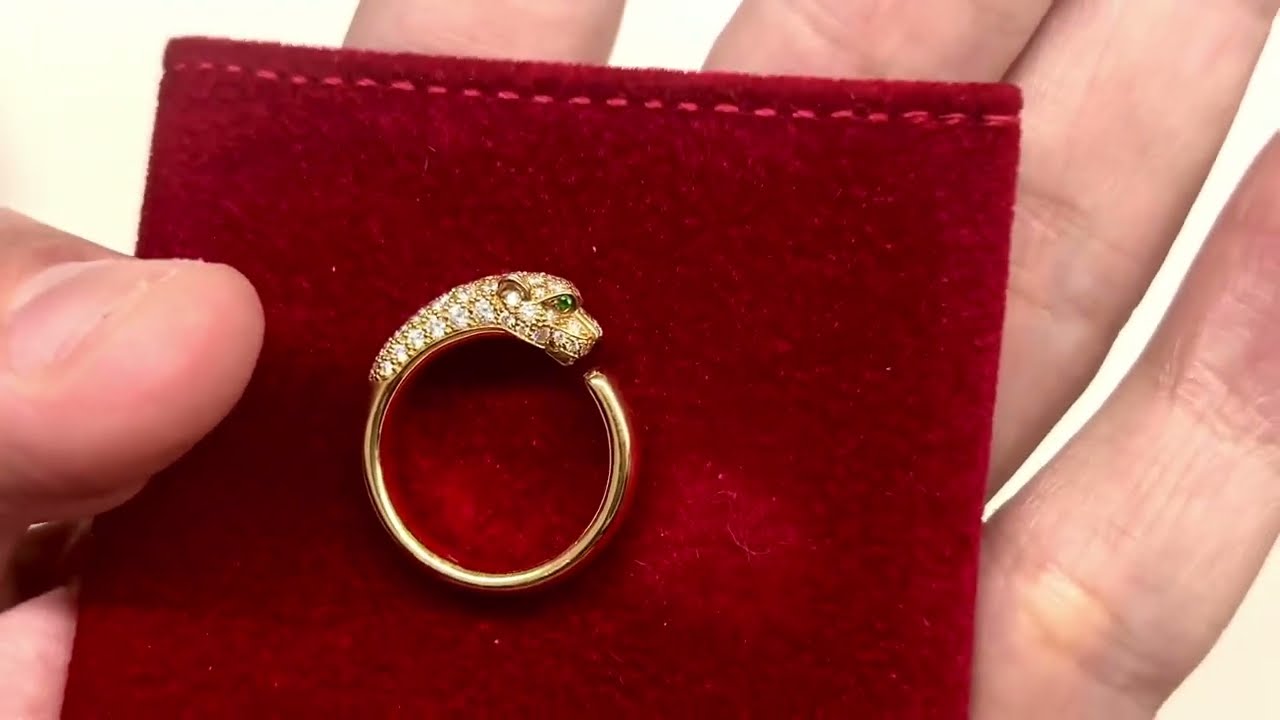 A Few Fair Jewelry - Panthere de Cartier Ring in Yellow Gold