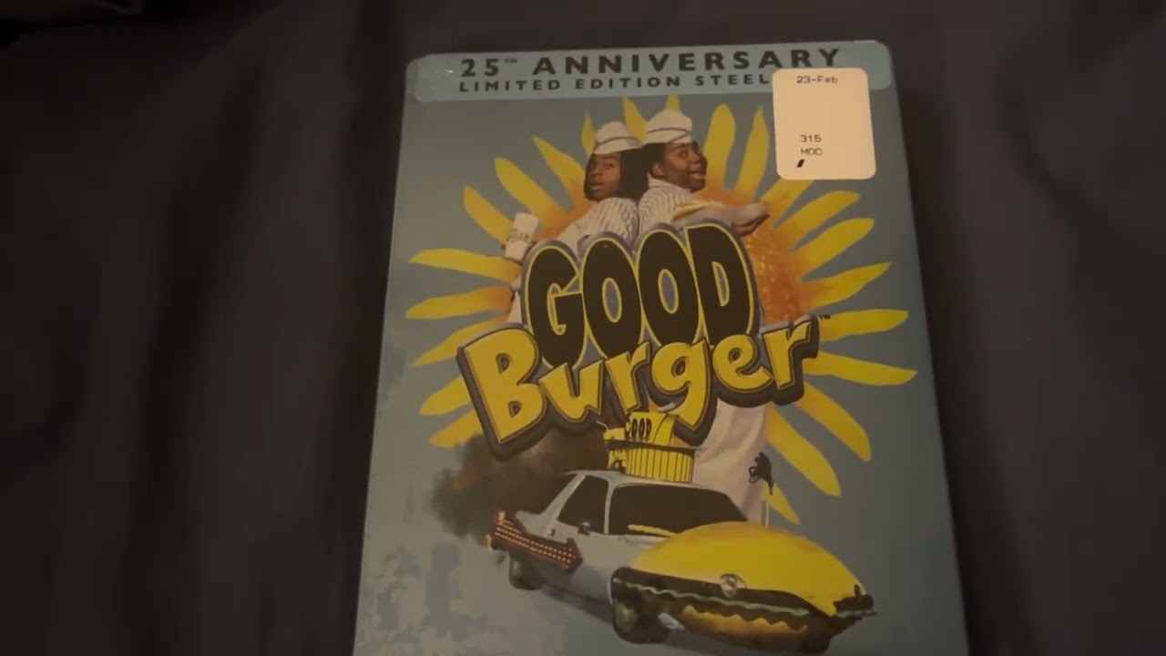 Good Burger 25th Anniversary Limited Edition Steelbook Bluray Unboxing