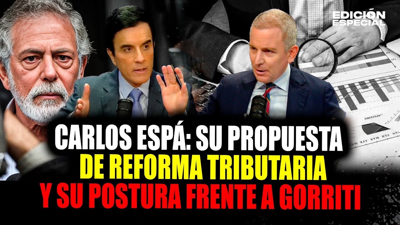 Carlos Espá expone su plan de gobierno y visión para el Perú.