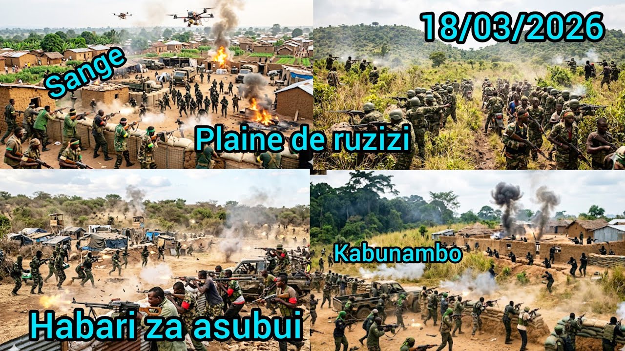 18/03 HIZI HAPA HABARI ZA KWELI ASUBUI YA LEO KUTOKA UVIRA/PLAINE DE RUZIZI/FIZI KONA ZOTE JUWA YOTE