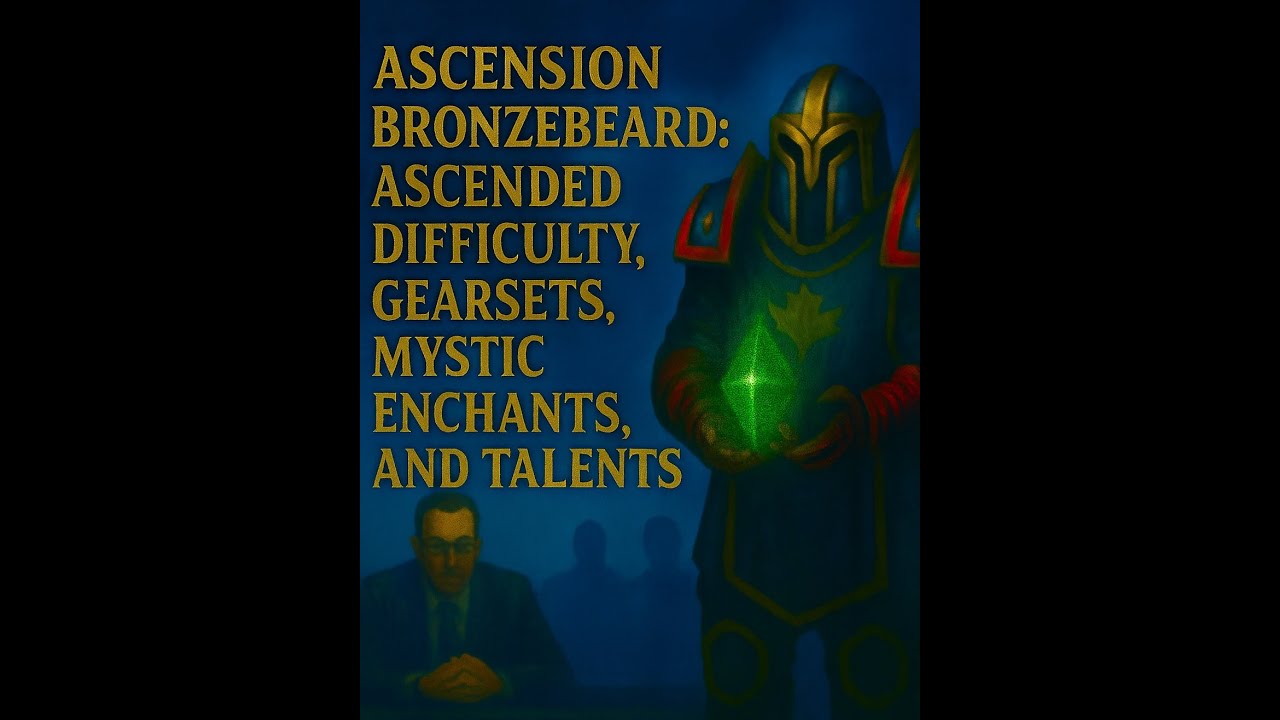 Ascension Bronzebeard: Prot Paladin Final gearsets, talent builds, and mystic enchants (Ascended ZG)