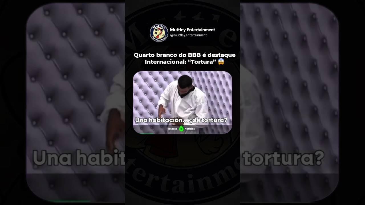 O quarto branco do BBB26 foi destaque internacional!  