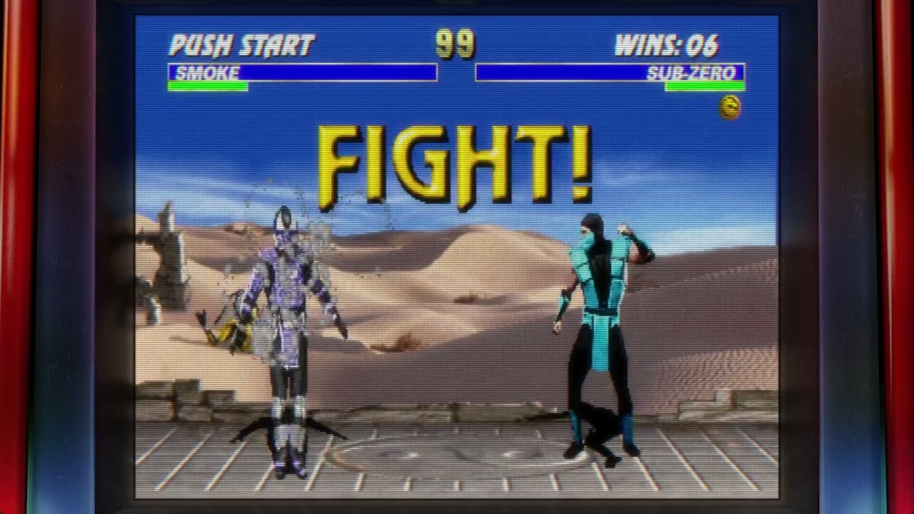 Mortal Kombat  Legacy Kollection umk3 Arcade Sub-Zero Run