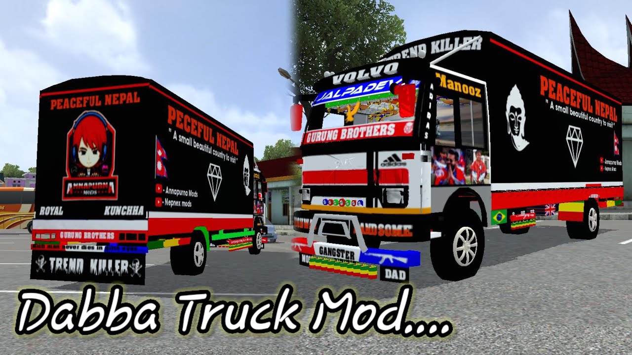 Nepali Dabba Tata Truck Mod For Bus Simulator Indonesia || The Nepal GameZone ||