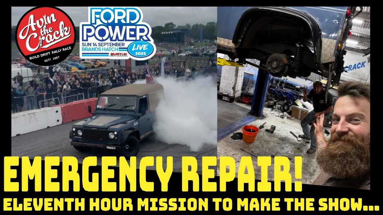 СПАСАТЕЛЬНАЯ МИНУТА В ПОСЛЕДНЮЮ МИНУТУ! Мы разбили Land Rover Driftender за день до шоу!