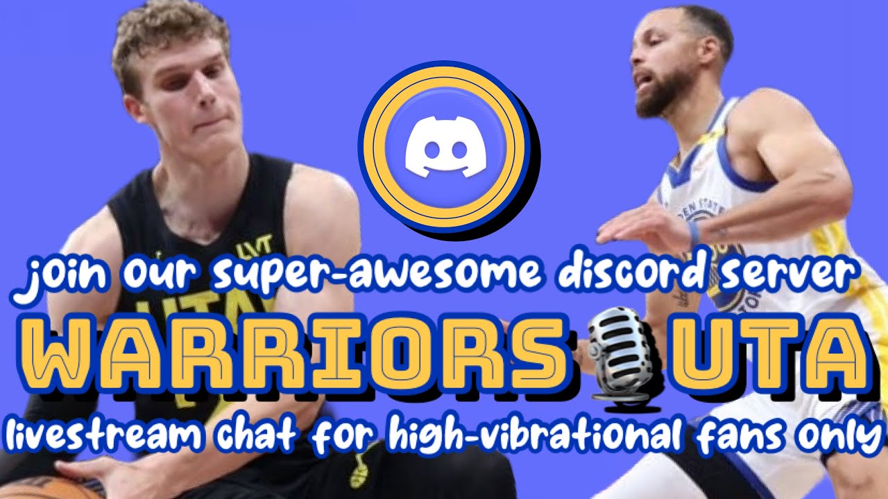 Warriors-Jazz! Steph Curry vs Markkanen! Live chat watch party for HIGH-VIBRATIONAL fans only 🫶💙💛