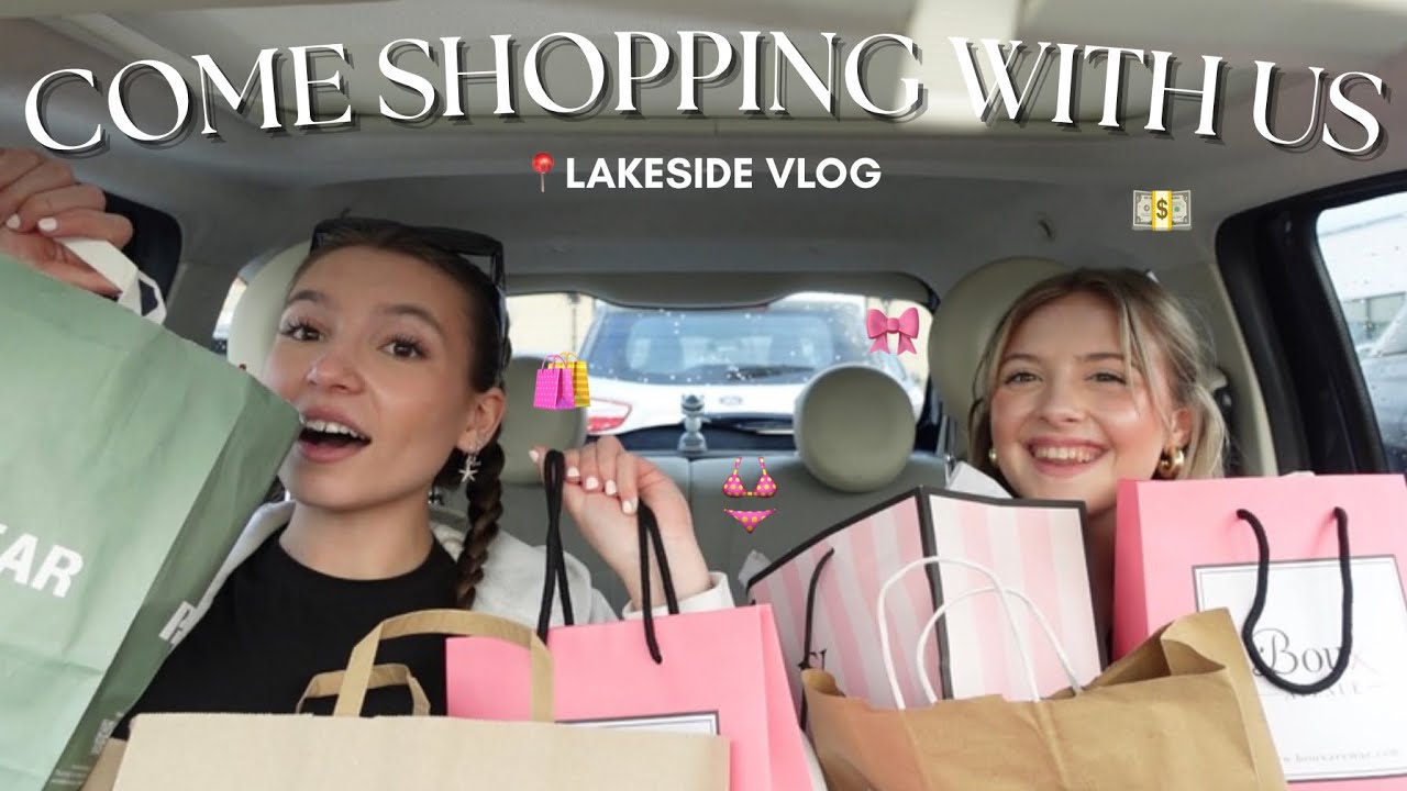 LAKESIDE SHOPPING VLOG🎀 + haul! (a fun girly day out)