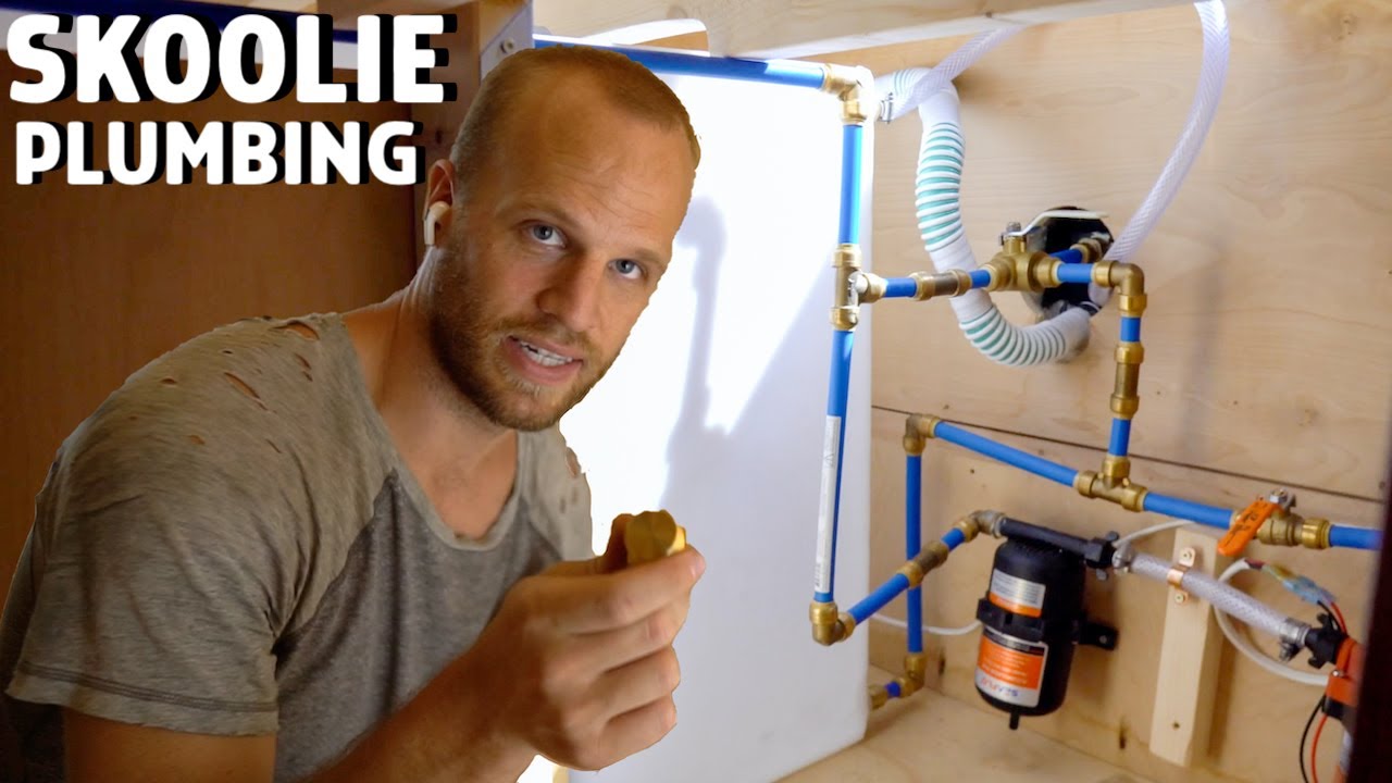 Plumbing Our Bus! All of the Supply-Side Plumbing for a Skoolie/Bus Conversion