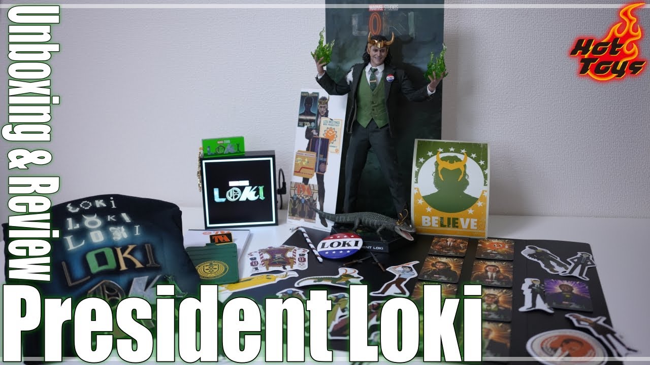 1500体限定の豪華ホットトイズ！大統領ロキ開封＆レビュー！/ HotToys President Loki Premium Collector's Edition Unboxing & Review