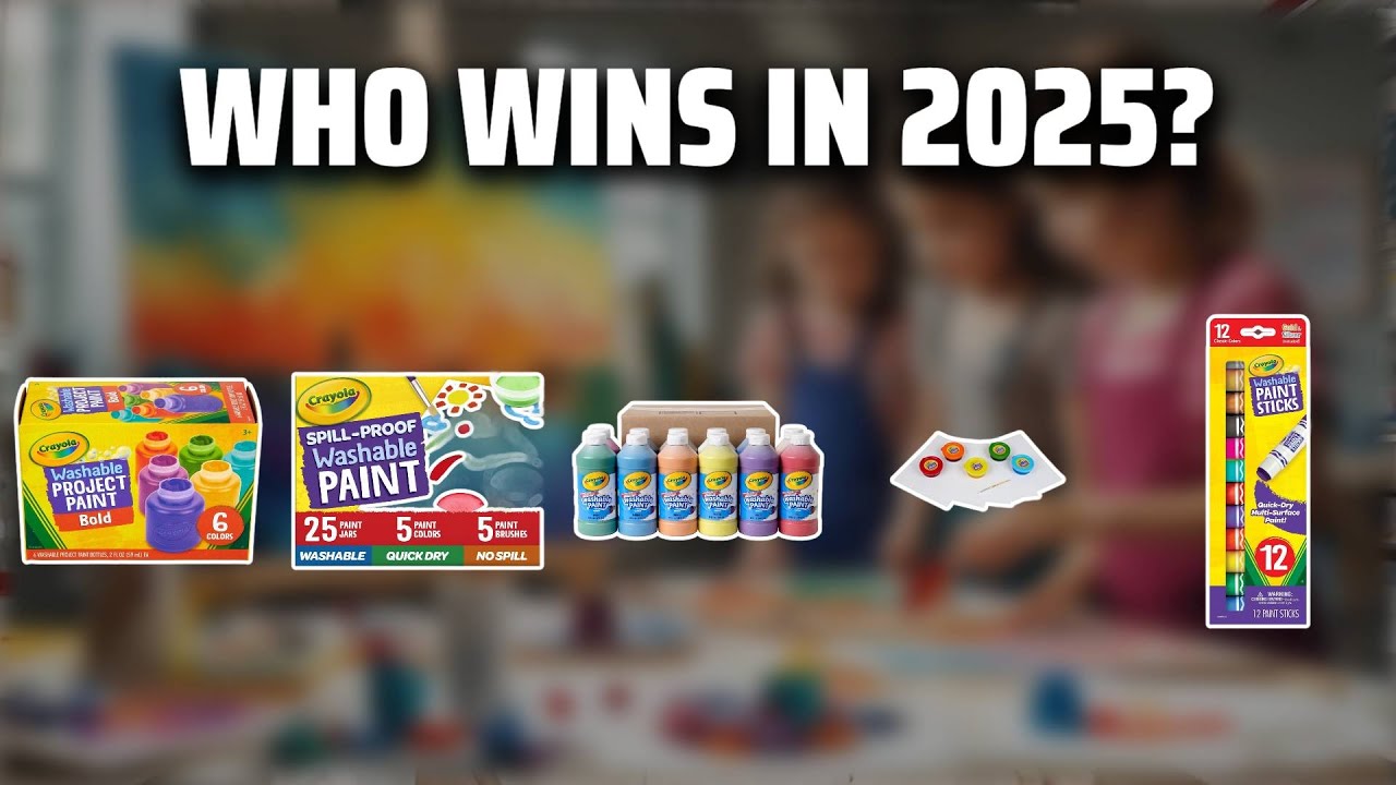 The Top 5 Best Washable Paint Set in 2025 - Must Watch Before Buying!