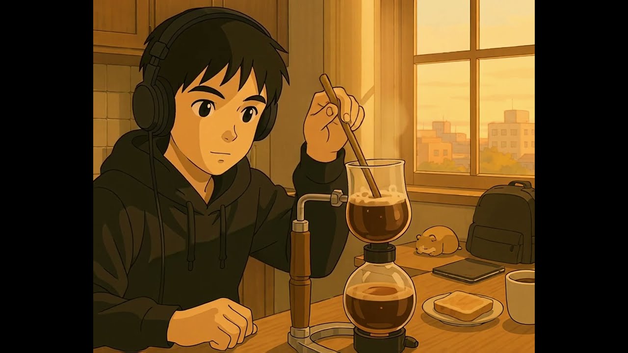Lo-fi Coffee Morning ☕｜虹吸咖啡與陽光的慢節奏清晨