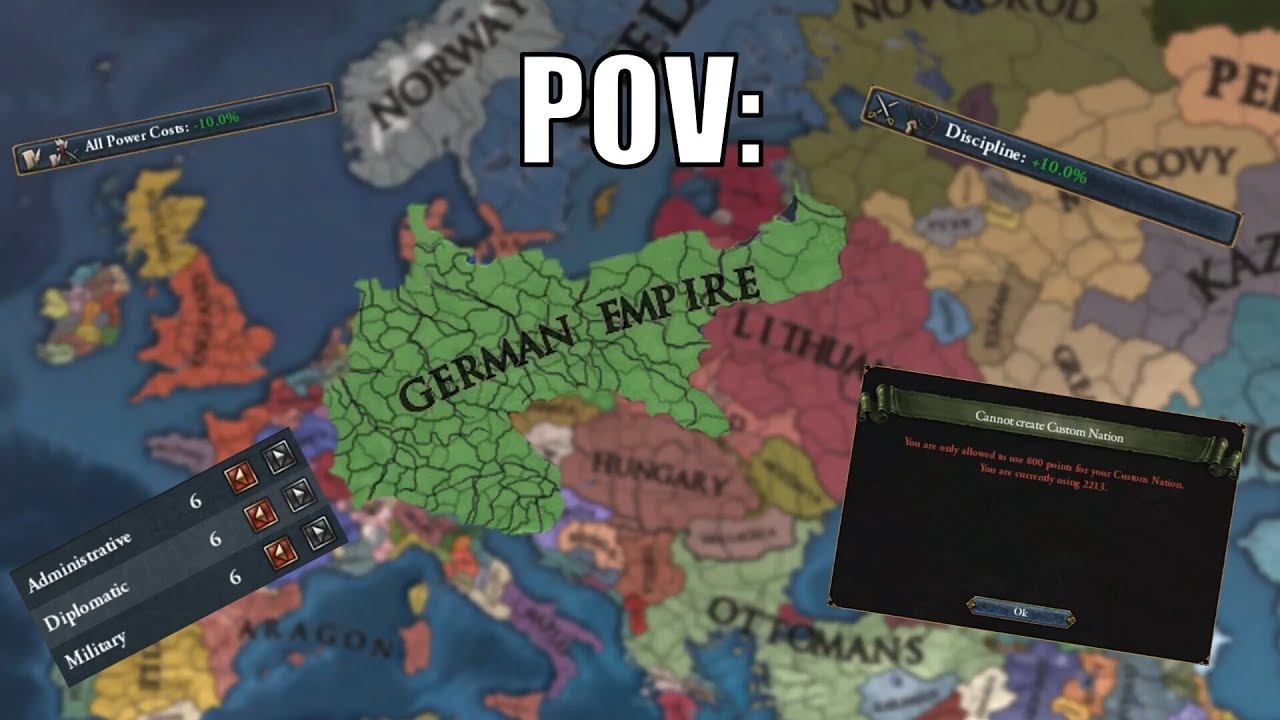 [EU4 MEME] First time creating a CUSTOM nation...