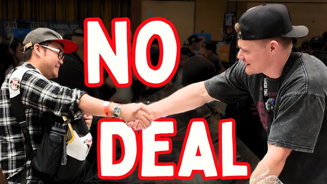 I FAILED to Close a Deal with a Pokémon YouTuber - Las Vegas Front Row Card Show Vendor POV