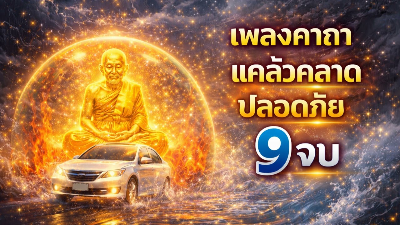 คาถาบูชาหลวงปู่ทวด 9 จบ (ฉบับนิรันตราย) แคล้วคลาด ปลอดภัย เดินทางมีสุข รอดพ้นภัย #9จบ