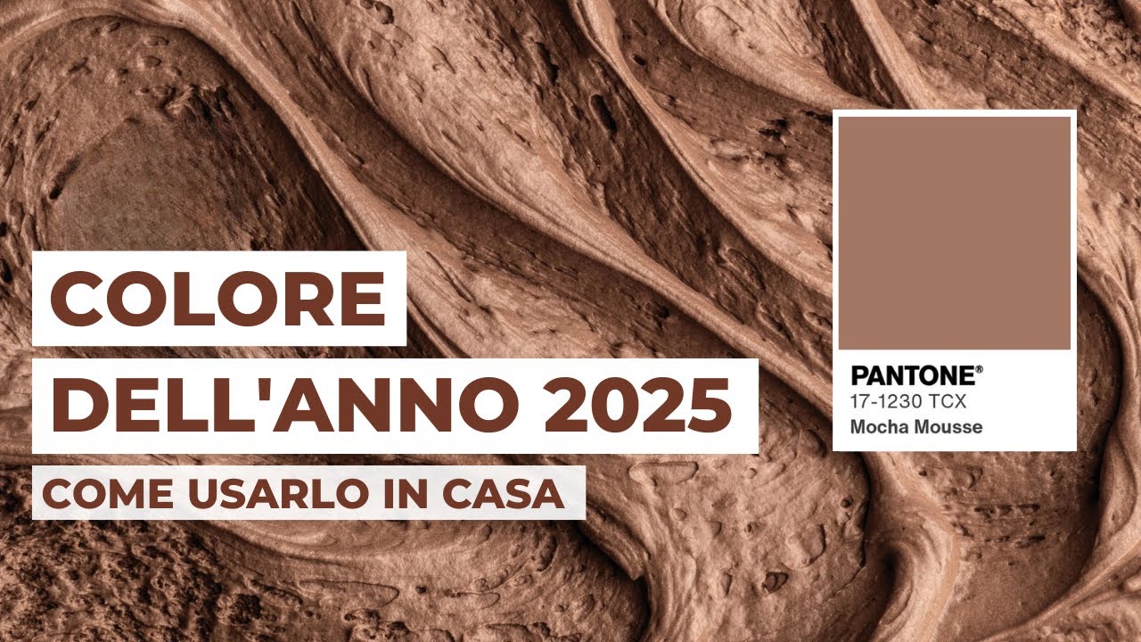 Colore dell’anno 2025: Pantone Mocha Mousse - Interior design | Analisi colore #25