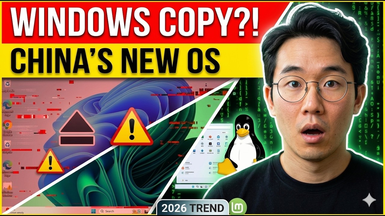 China&rsquo;s New OS Looks Just Like Windows 11