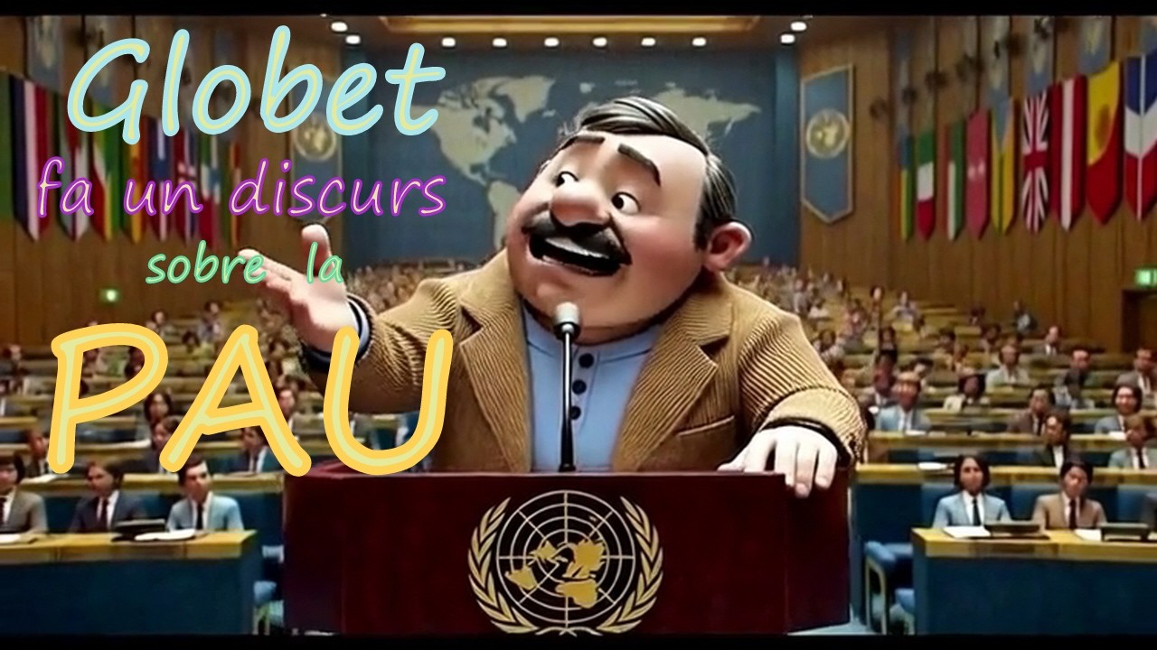 Globet fa un discurs sobre la Pau