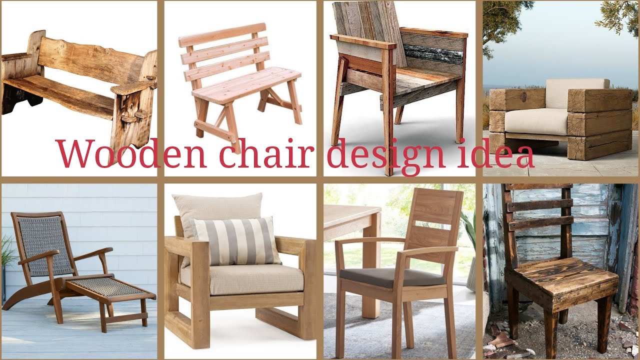 Wood chair design  idea #WoodChair #FurnitureDesign #MinimalistChair #RusticFurniture