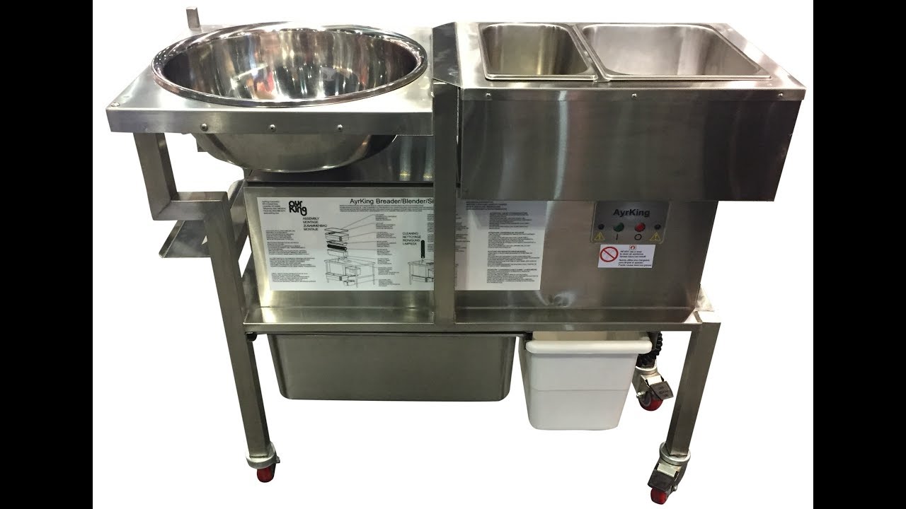 AyrKing Breading Station Training (Model#BBS-U-4219KK) - Krispy Krunchy Chicken