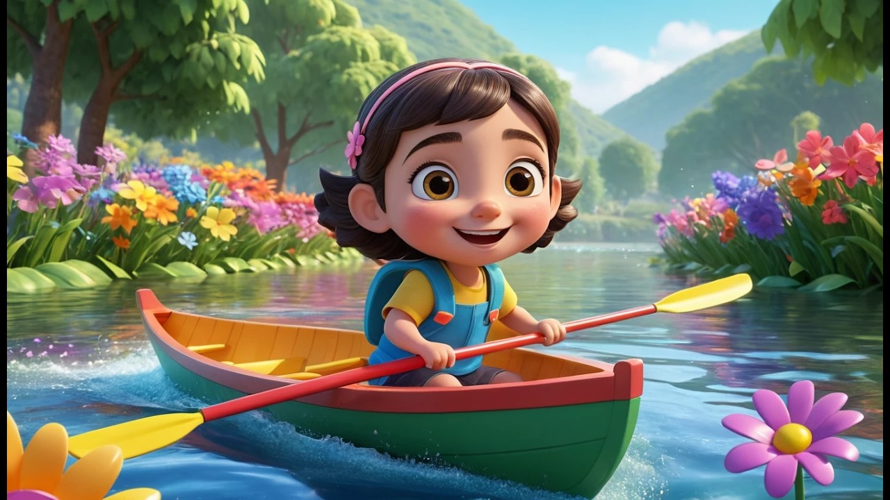 Row Row Row Your Boat | Classic Nursery Rhyme Song for Kids