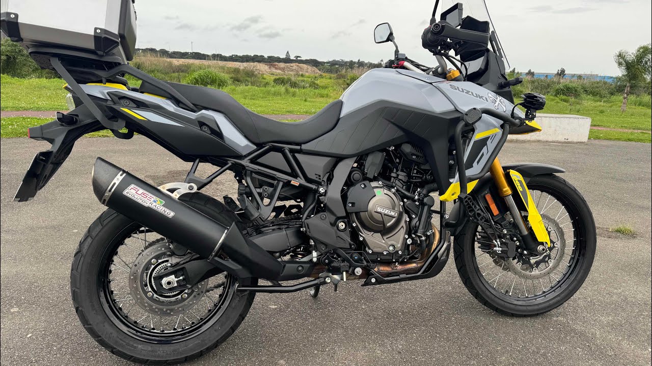 PONTEIRA ESPORTIVA V-STROM 800-RONCO ESCAPAMENTO ESPORTIVO 