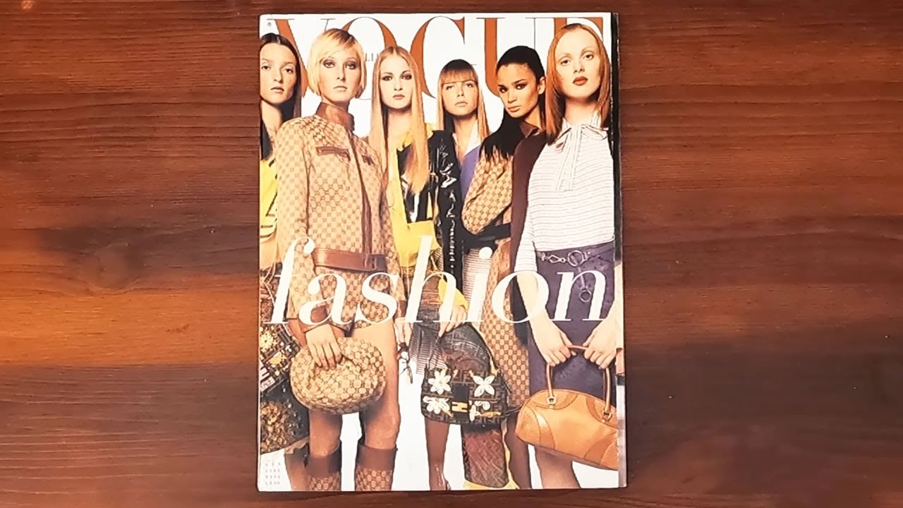 2000 January ASMR Magazine Flip Through:  Italian Vogue Steven Meisel, Winona Ryder