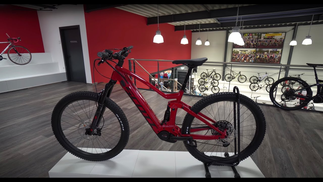 E-Bike Neuheiten 2022: Scott Strike eRide 930 Bike Red we cycle Bosch CX PowerTube bis 1125 Wh