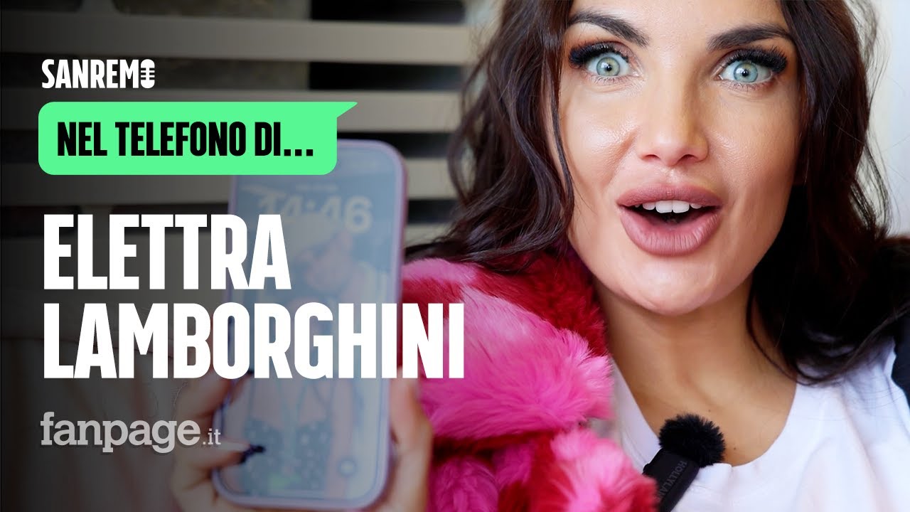 Nel telefono di Elettra Lamborghini: gli auguri di Emma, il vocale del marito e foto mai pubblicate