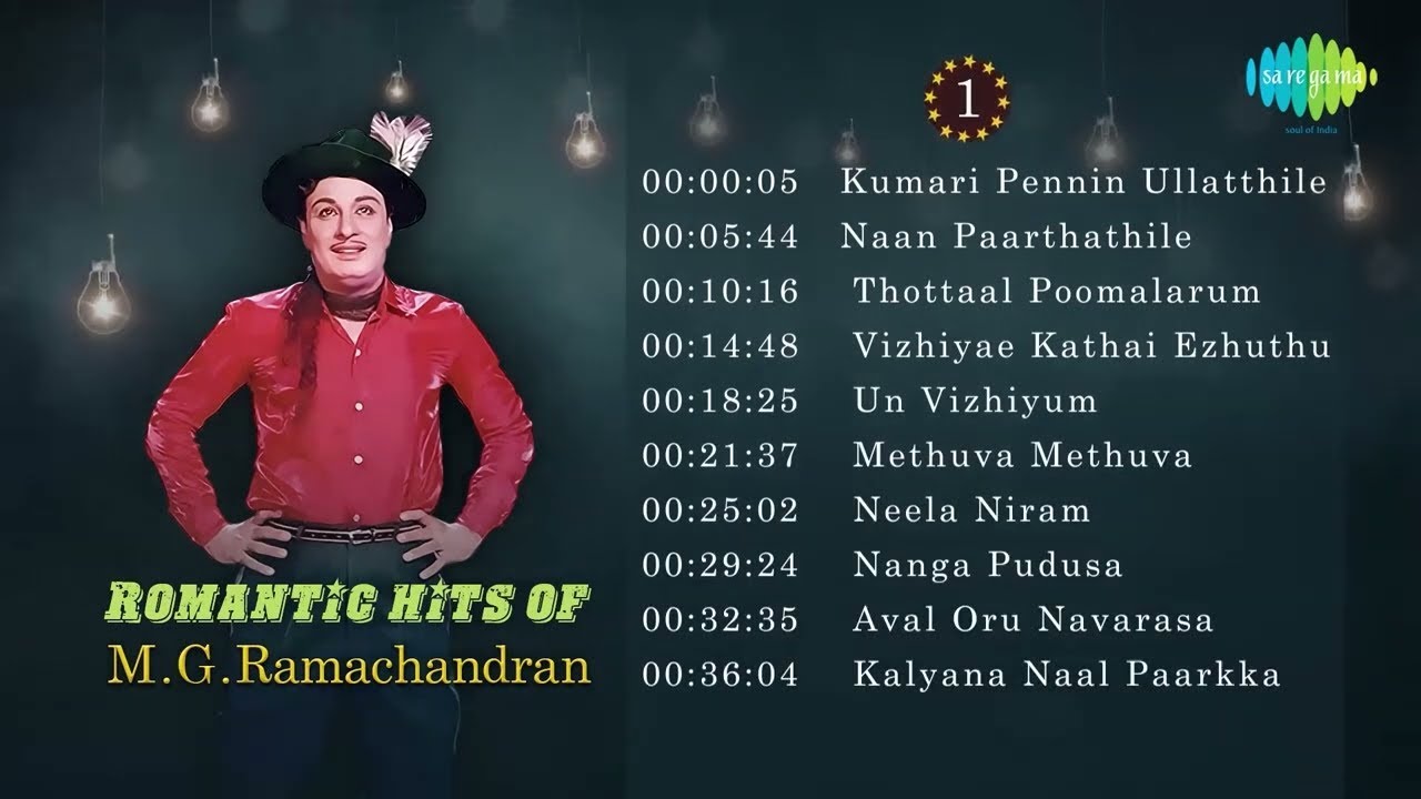 TOP 50 Songs of M.G.R | Kannadasan | T.M. Soundararajan | Naan Paarthathile | Thottaal Poomalarum