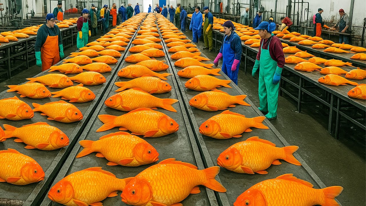 Élevage incroyable de poissons rouges – Fermes géantes en Chine et secrets d’élevage