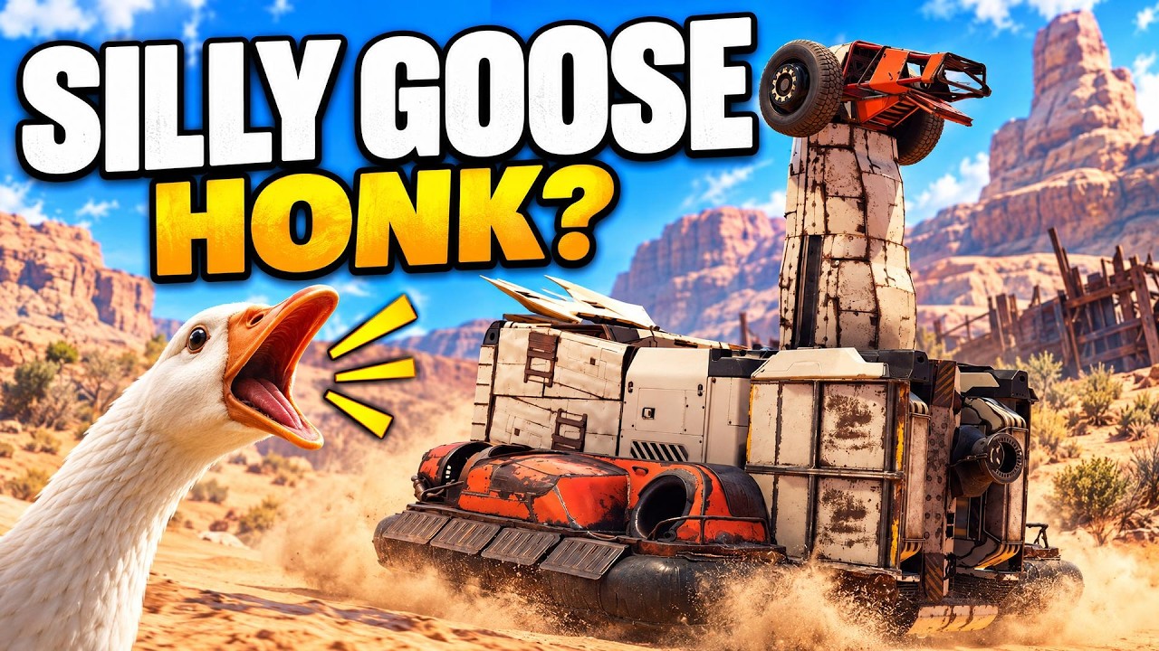Я попробовал поиграть в Crossout за гигантского гуся