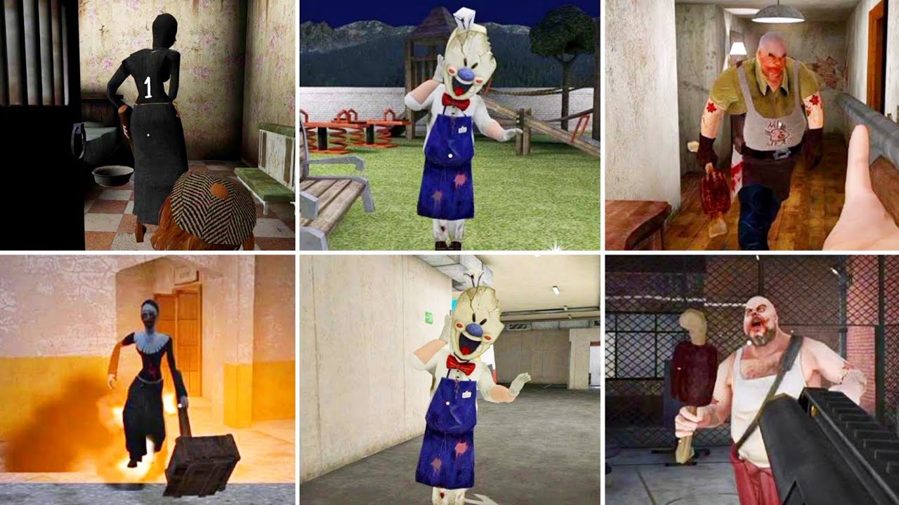Evil Nun Vs Ice Scream 7 Vs Mr Meat 2 Old Version Vs New Version Weapon Battle | Part 2