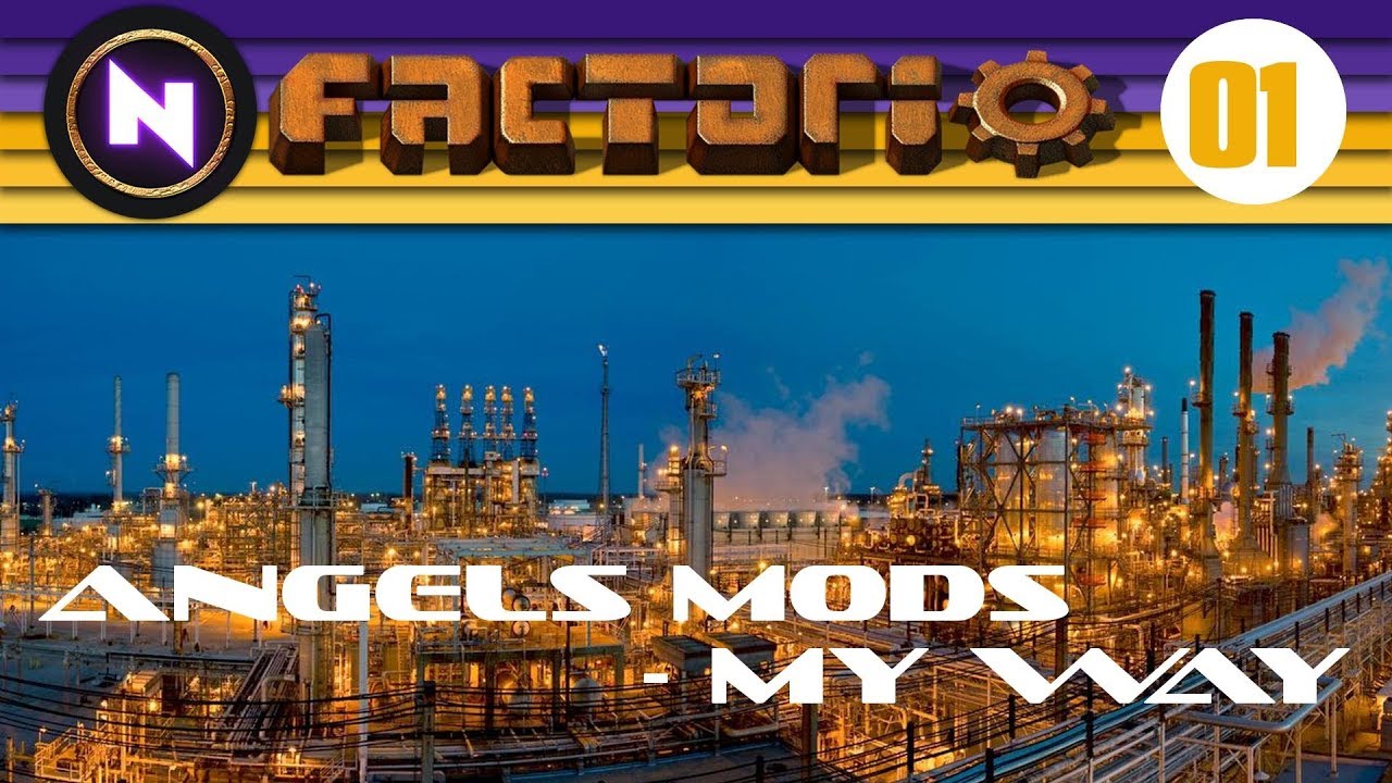 Factorio 0.15 - Angels Mods, My Way - E01 CRUSHING START - Angels and Bobs Mods