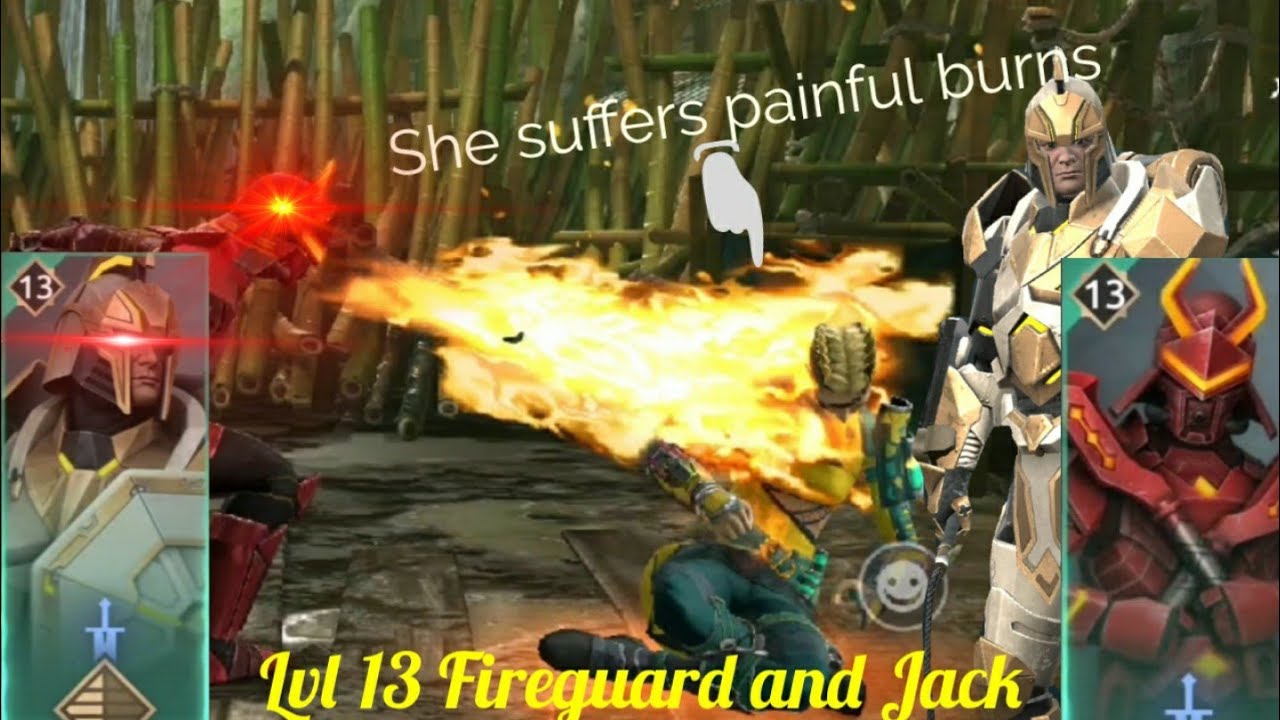 Shadow Fight Arena: Tag Team - Lvl 13 Fireguard and Jack (Brutal Damage 💀🥶)