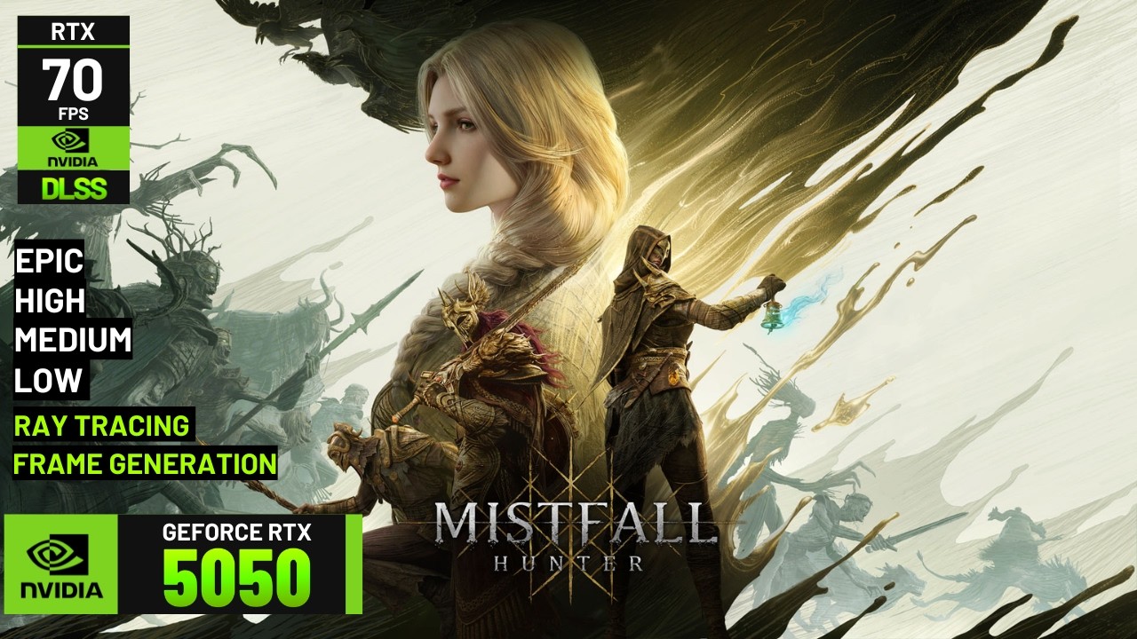 Mistfall Hunter - RTX 5050 Laptop - Epic, High, Optimized Settings! | Acer Nitro v16s