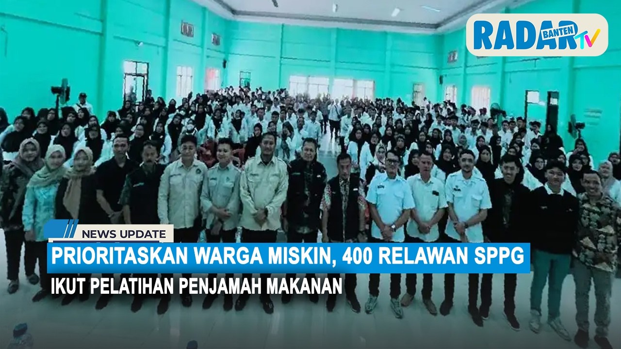 Prioritaskan Warga Miskin, 400 Relawan SPPG Ikut Pelatihan Penjamah Makanan