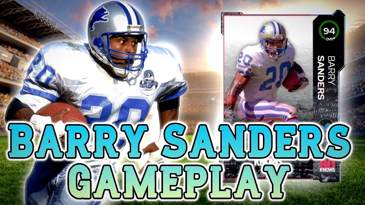 THE BEST RB IN MUT BARRY SANDERS IS A GLITCH MADDEN 22 ULTIMATE TEAM