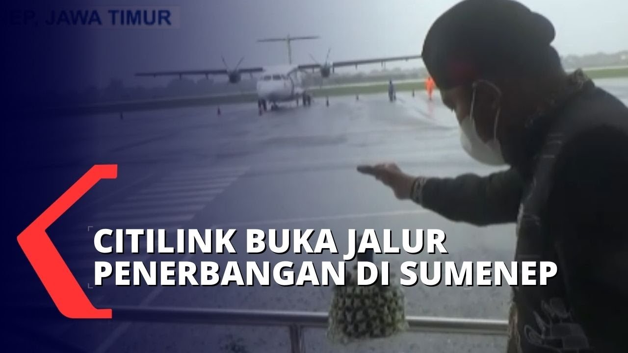 Resmi Dibuka! Penerbangan Pesawat Rute Sumenep-Surabaya Diharapkan Bisa Tingkatkan Ekonomi & Wisata