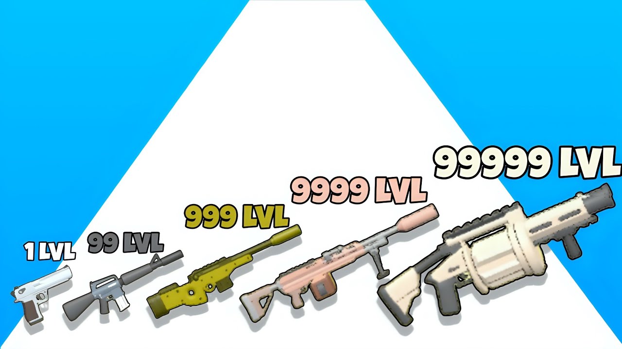 LEVEL UP Spin Gun In Weapon Spin Game