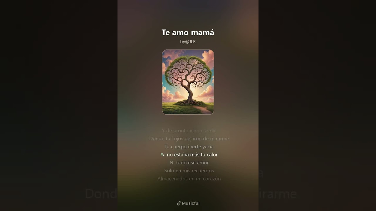 Te amo mamá