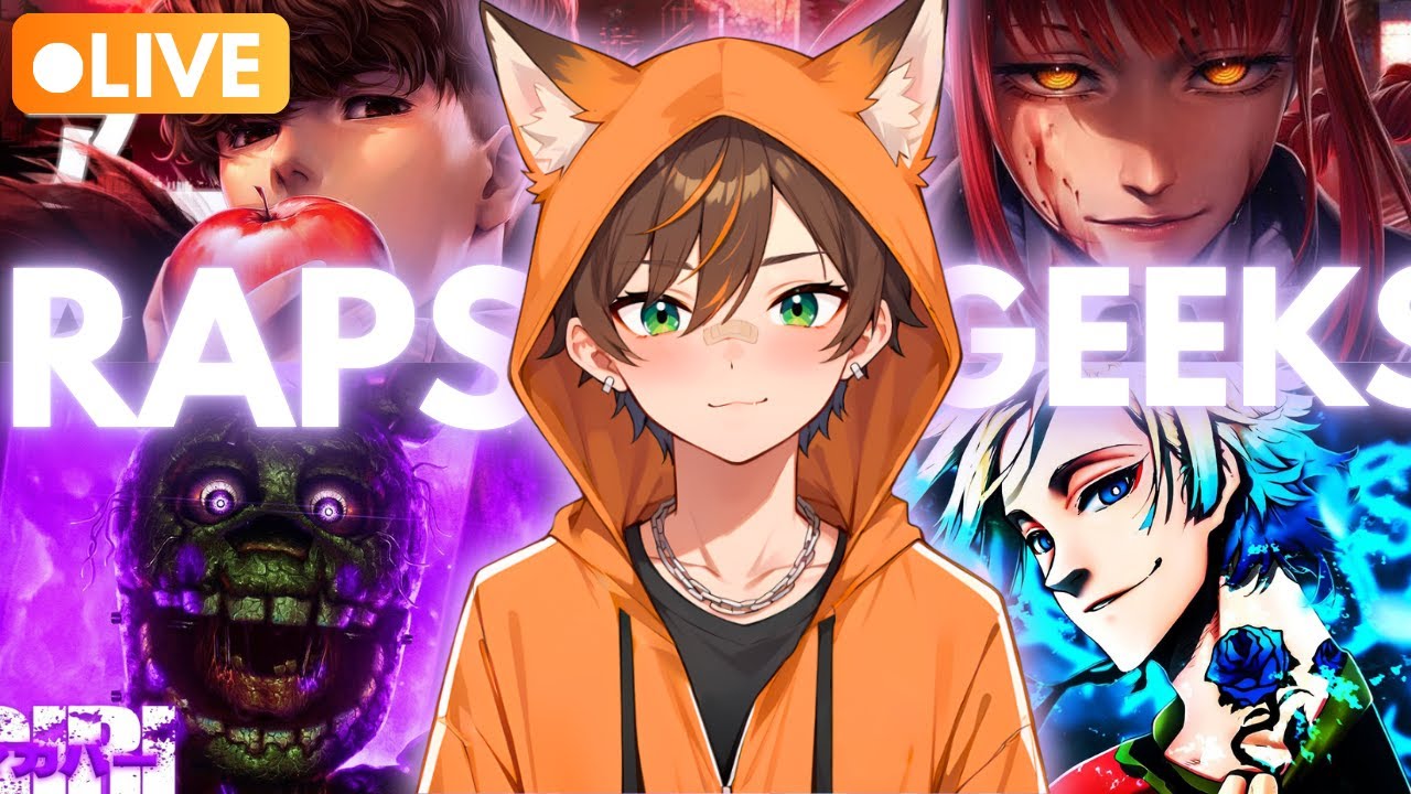 [VTUBER] AK1RAFOX -  REAGINDO A RAPS DE ANIME! | REACT